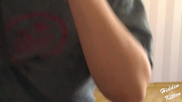I Love Wearing His T-Shirt While He Fucks Me - Real Amateur Kitten - 2